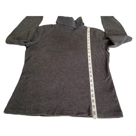Jones New York Sport Womens Turtleneck Long Sleeves Pullover Charcoal Size Small - Picture 6 of 14